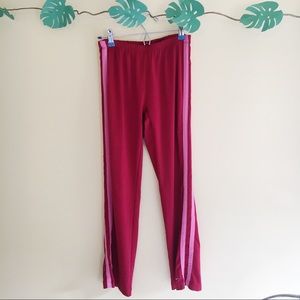 Nike Red Pink Stripe Track Pants